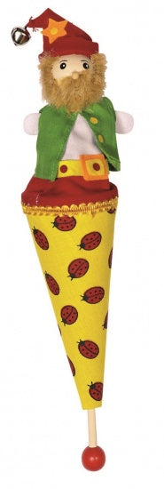Stokpopje Sprookjesfiguur Kabouter 25cm