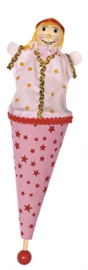 Stokpopje Sprookjesfiguur Prinsesje 25cm