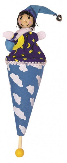Stokpopje Sprookjesfiguur Wolkjes 25cm