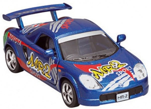 straatracer Toyota junior 12,5 cm 1:36 staal blauw