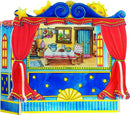 Vingerpoppen Theater Met 5 Decors 28 X 20 X 25 cm