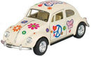 schaalmodel Volkswagen Kever 1967 metaal 1:32 wit