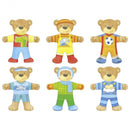 vormpuzzel Kleine Beer junior hout 18 stukjes