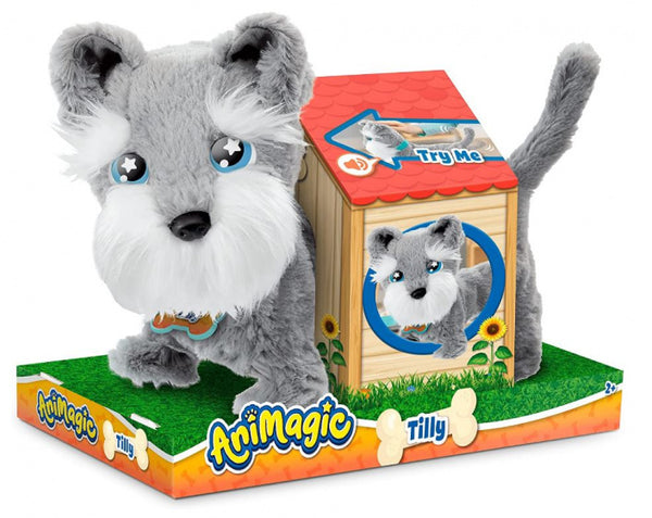 Animagic Tilly Terrier Hond Interactieve Knuffel