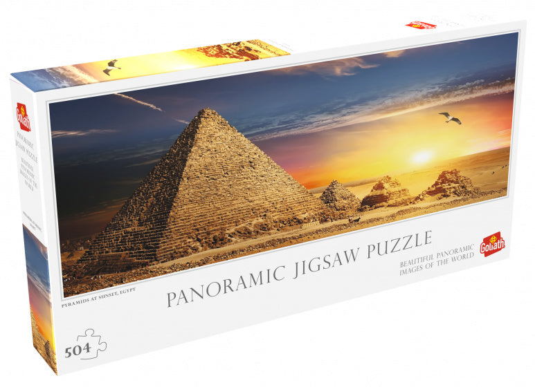 legpuzzel Pyramids at Sunset Egypt karton 504 stukjes