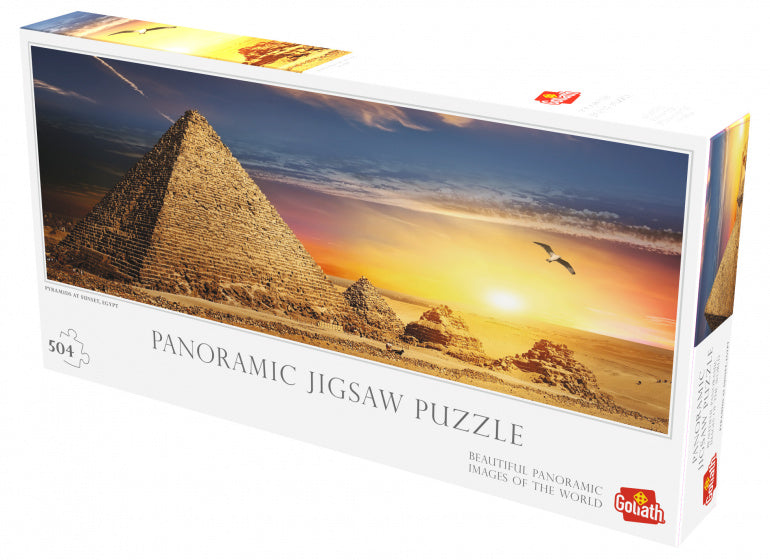 legpuzzel Pyramids at Sunset Egypt karton 504 stukjes
