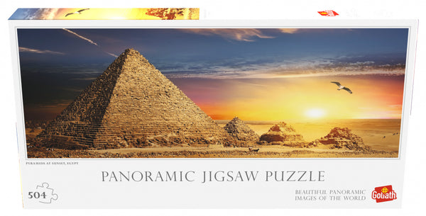 legpuzzel Pyramids at Sunset Egypt karton 504 stukjes