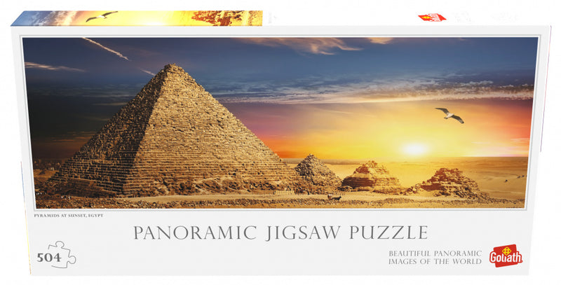 legpuzzel Pyramids at Sunset Egypt karton 504 stukjes