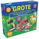 vloerpuzzel vlaggen & landen 60 x 90 cm karton 48-delig