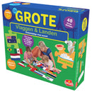vloerpuzzel vlaggen & landen 60 x 90 cm karton 48-delig
