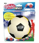 voetbal Wahu Hooverball junior foam wit/zwart/geel
