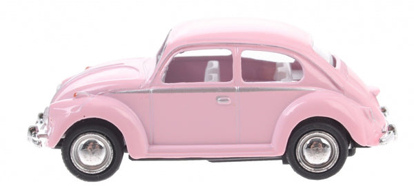 Volkswagen Classical Beetle (1967) roze 6,5 cm