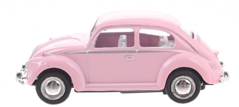 Volkswagen Classical Beetle (1967) roze 6,5 cm