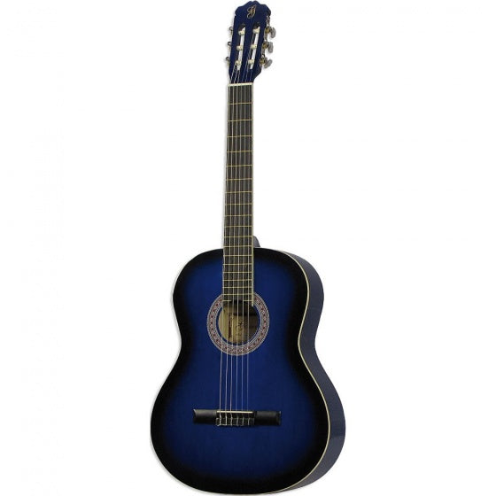 klassieke gitaar 001 4/4-model blue sunburst