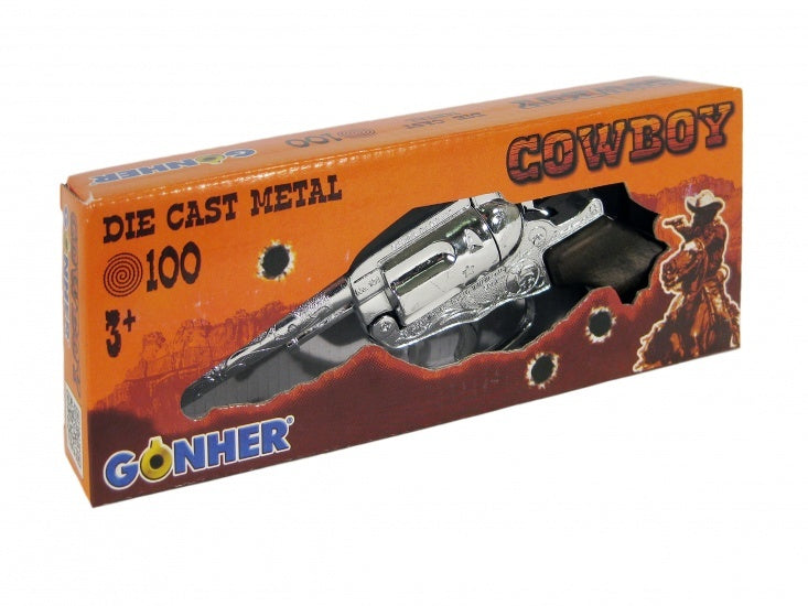 Cowboy Revolver Gonher - 19 cm 100 shoten - Speelgoedwapen Gonher
