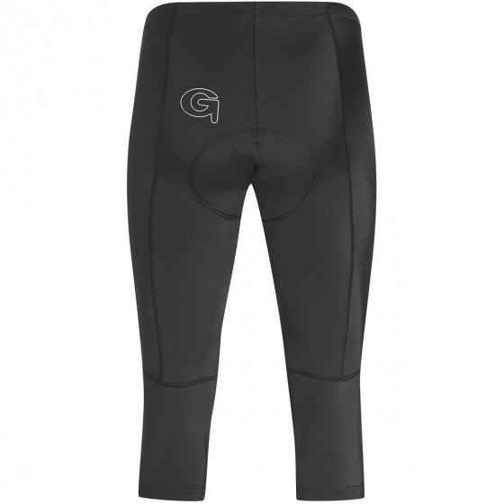 3/4 fietsbroek Sienna heren polyamide zwart maat XL