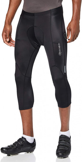 3/4 fietsbroek Sienna heren polyamide zwart maat XL