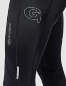 3/4 fietsbroek Sienna heren polyamide zwart maat XL