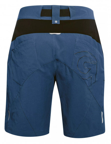 fietsbroek Arico heren polyester blauw maat M