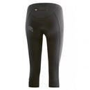 3/4 fietsbroek Bella dames polyester zwart maat 36