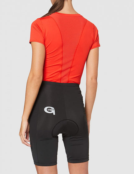 fietsbroek Fortuna dames poyamide zwart maat 46