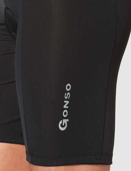 fietsbroek Fortuna dames poyamide zwart maat 38