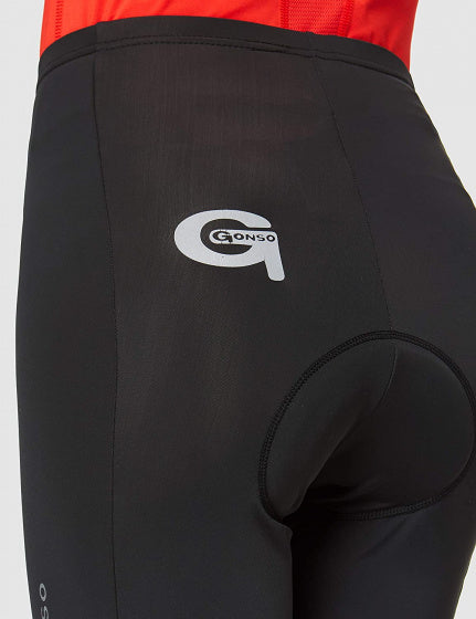 fietsbroek Fortuna dames poyamide zwart maat 38