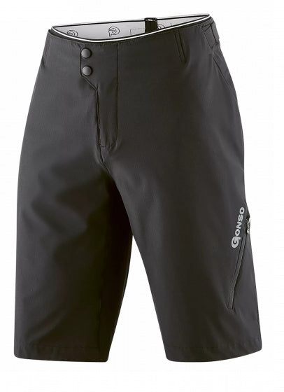 fietsbroek Fumero heren polyester/elastaan zwart maat M