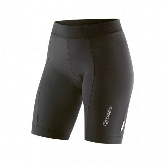 fietsbroek Lisa V2 dames polyester zwart maat 44