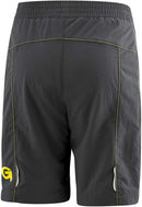 fietsbroek Matti junior polyester zwart maat 176