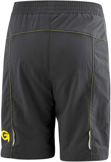 fietsbroek Matti junior polyester zwart maat 176