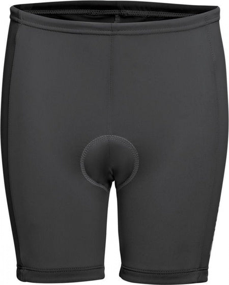 fietsbroek Napoli junior polyamide zwart maat 140