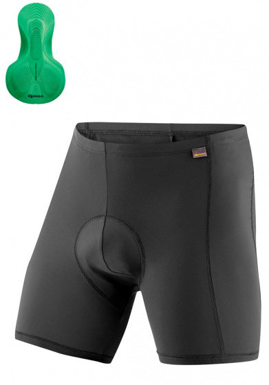 fietsbroek Sitivo-U heren polyamide zwart/groen maat L