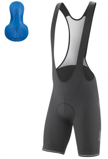fietsbroek Sitivo heren polyamide zwart/blauw maat XXL
