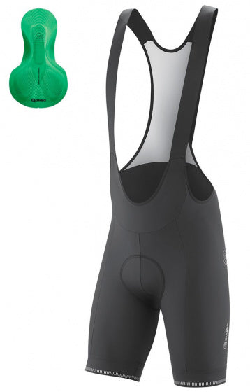 fietsbroek Sitivo heren polyamide zwart/groen maat M