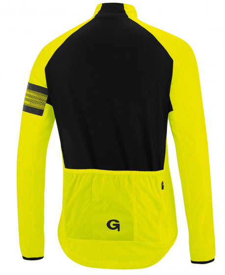 fietsjack Karwendel heren polyester geel maat L