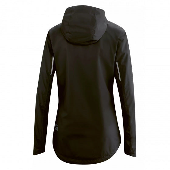 fietsjack Sura Light dames polyester zwart maat 34