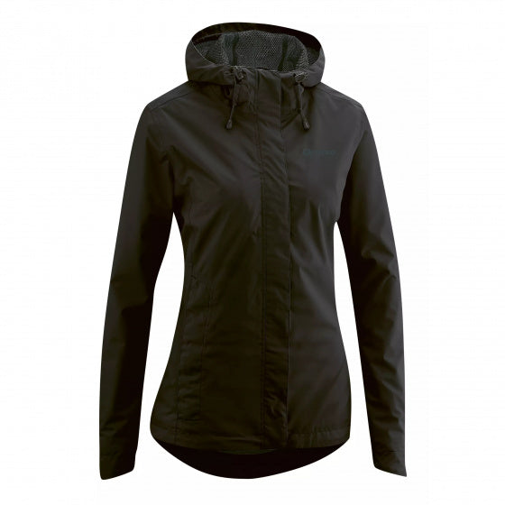 fietsjack Sura Light dames polyester zwart maat 34