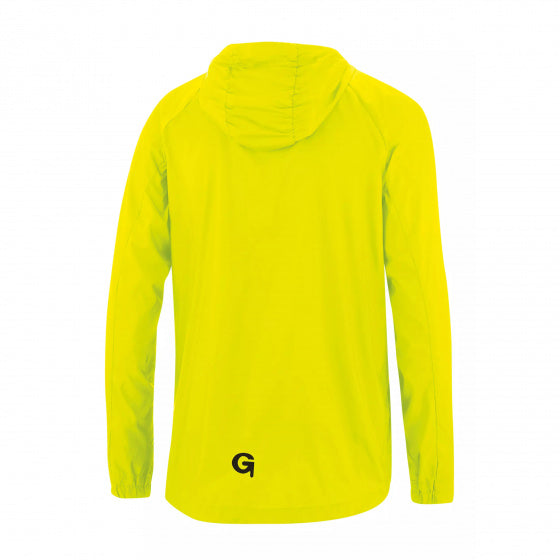 fietsjack Tave heren polyester geel maat XL