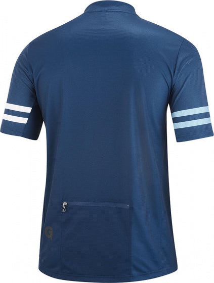 fietsshirt Agno heren polyester blauw maat XL