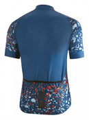 fietsshirt Mantegone heren polyester blauw maat L