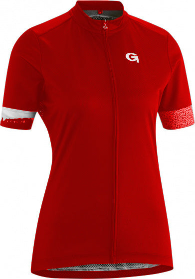 fietsshirt Mestrea dames polyester rood maat 42