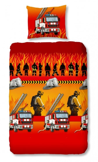 dekbedovertrek Fire Dept 135 x 200 cm