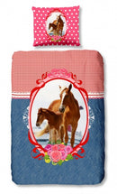 dekbedovertrek Horse 135 x 200 cm