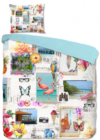 dekbedovertrek Semra 135 x 200 cm microfiber