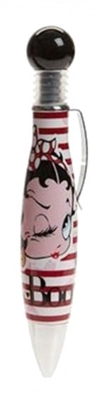 balpen Betty Boop 13,5 cm zwart/zilver