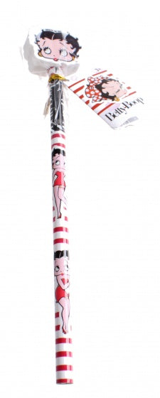 Betty Boop potlood met gum streepjes