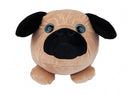 pluchen Dinkies mopshond 25 cm bruin