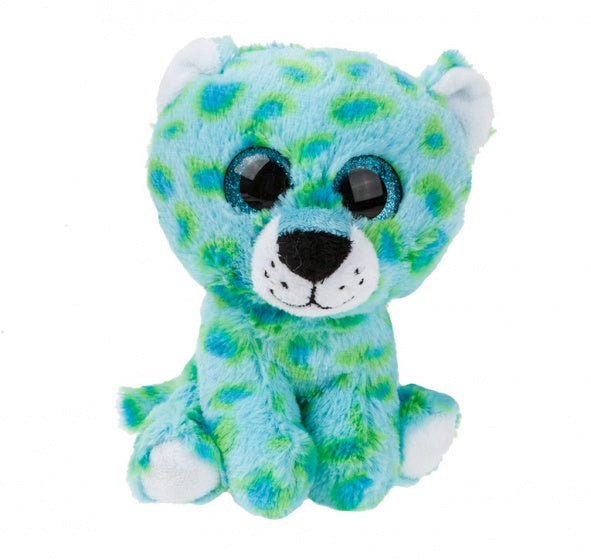 pluchen knuffel Cheetah 16 cm junior blauw