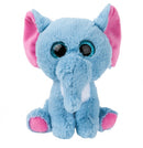 pluchen knuffel Olifant 22 cm blauw